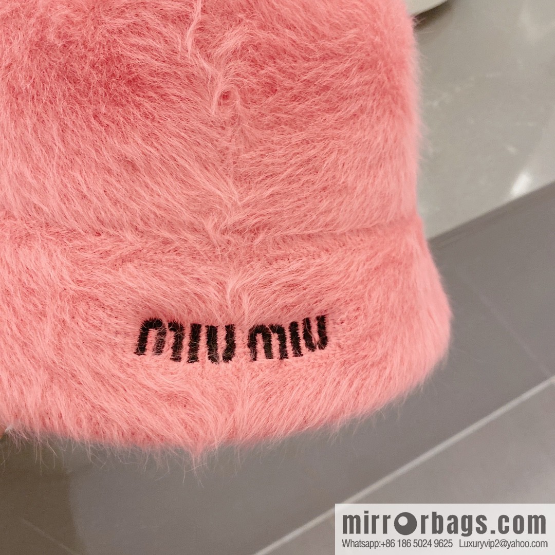 Miumiu miumiu rabbit fur top hat