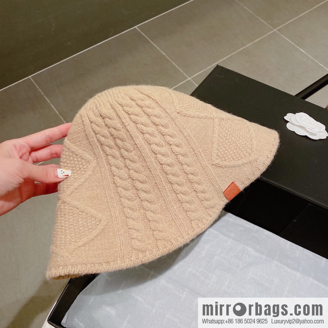 LOEWE 2022 autumn and winter new wool bucket hat