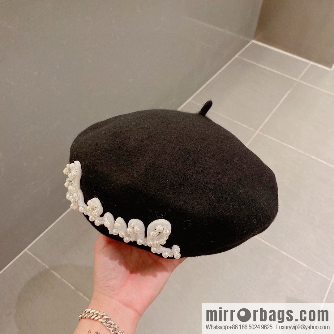 Chanel 2022 autumn and winter new woolen beret