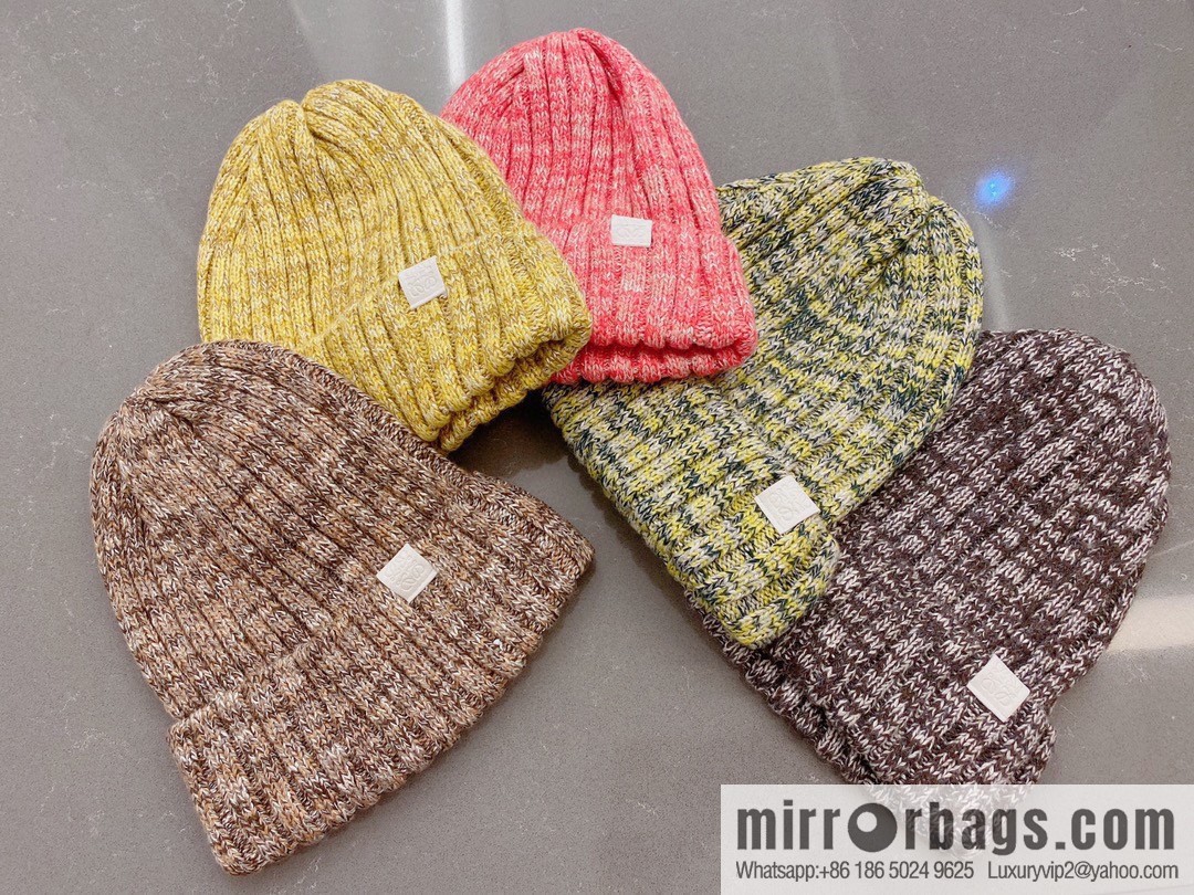 LOEWE Luo Yiwei 2022 autumn and winter new wool knitted wool hat