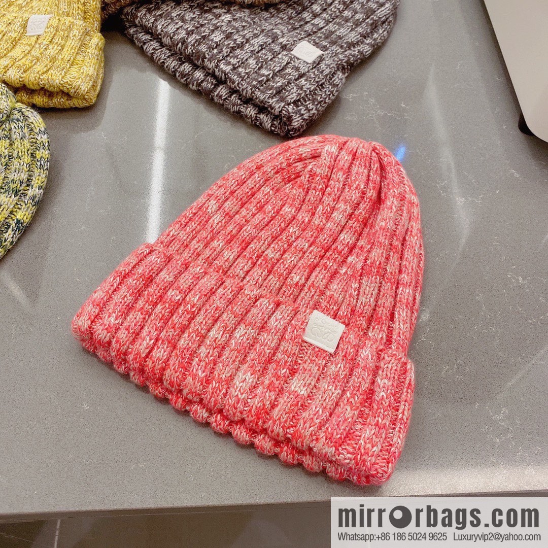 LOEWE Luo Yiwei 2022 autumn and winter new wool knitted wool hat