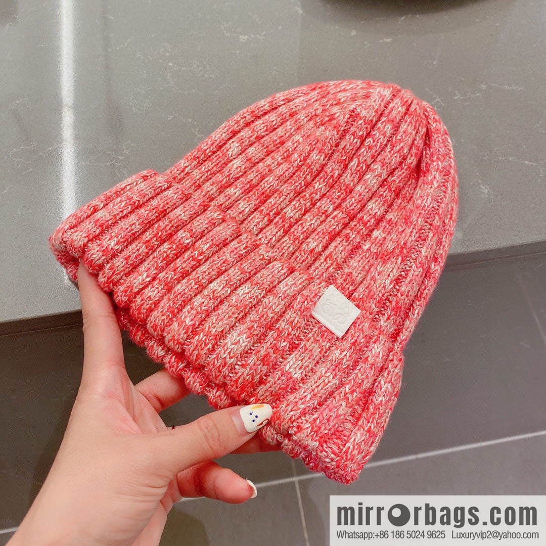 LOEWE Luo Yiwei 2022 autumn and winter new wool knitted wool hat