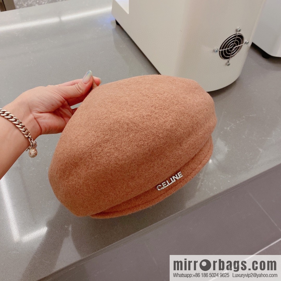 Celine 2022 autumn and winter new woolen beret