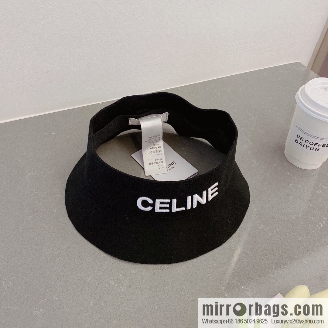 Celine autumn 2022 empty top sun hat