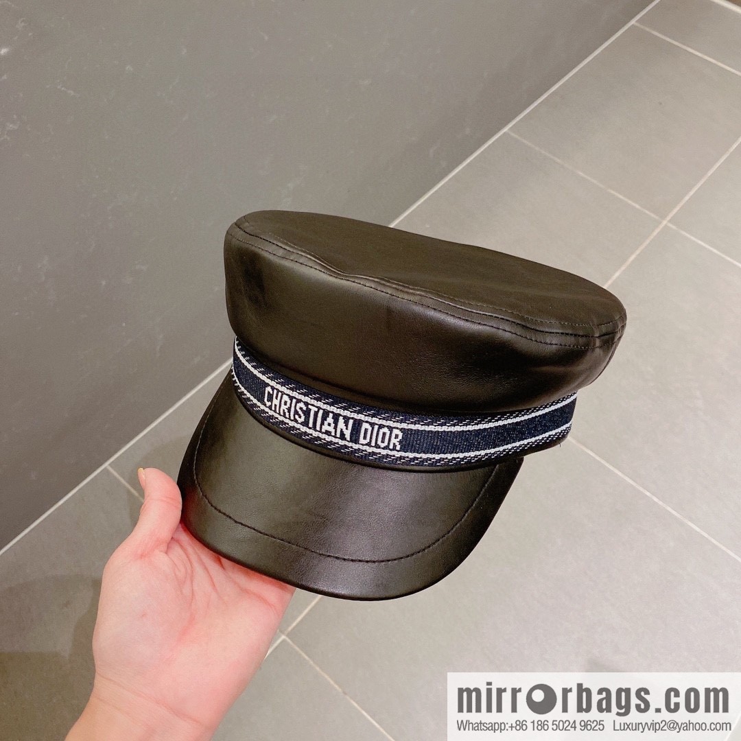 Dior 2022 autumn and winter new duck tongue military cap