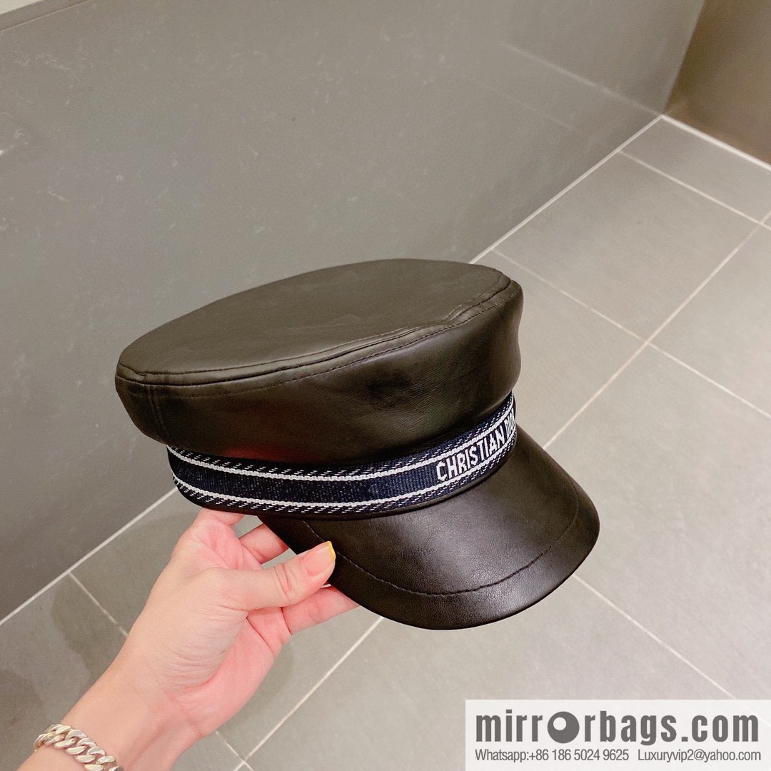 Dior 2022 autumn and winter new duck tongue military cap