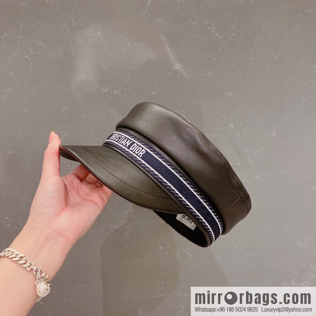 Dior 2022 autumn and winter new duck tongue military cap