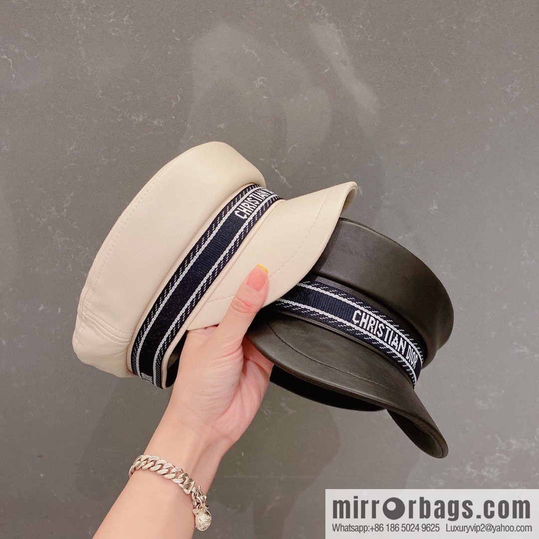Dior 2022 autumn and winter new duck tongue military cap