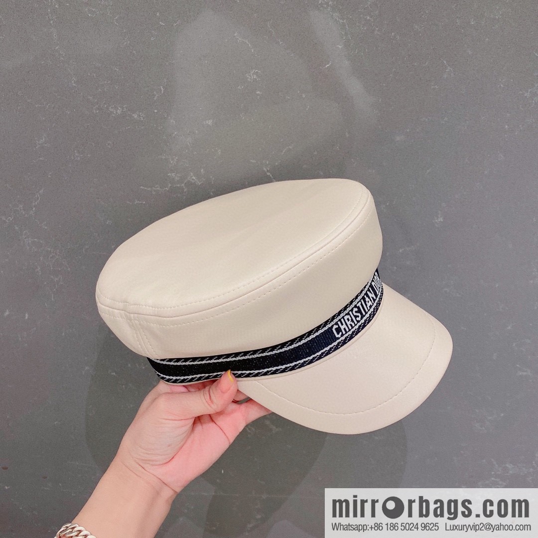 Dior 2022 autumn and winter new duck tongue military cap