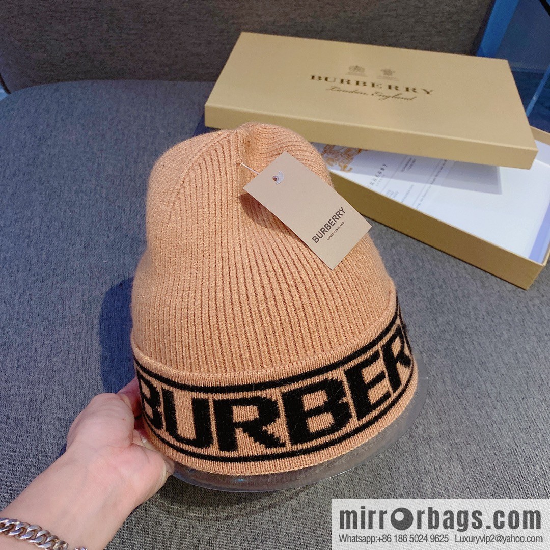 Burberry 2022 autumn and winter new unisex wool hat