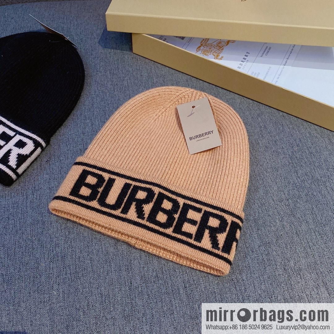 Burberry 2022 autumn and winter new unisex wool hat