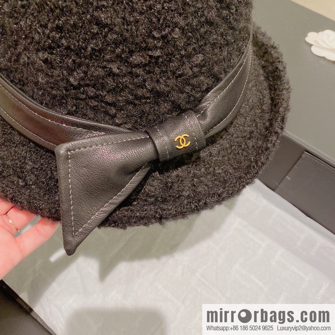 Chanel 2022 autumn and winter new wool basin hat