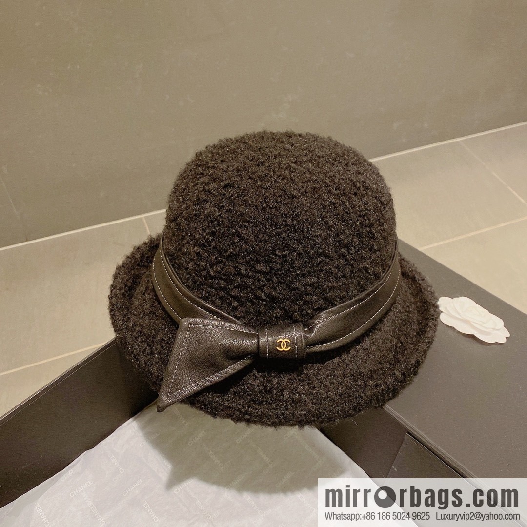 Chanel 2022 autumn and winter new wool basin hat