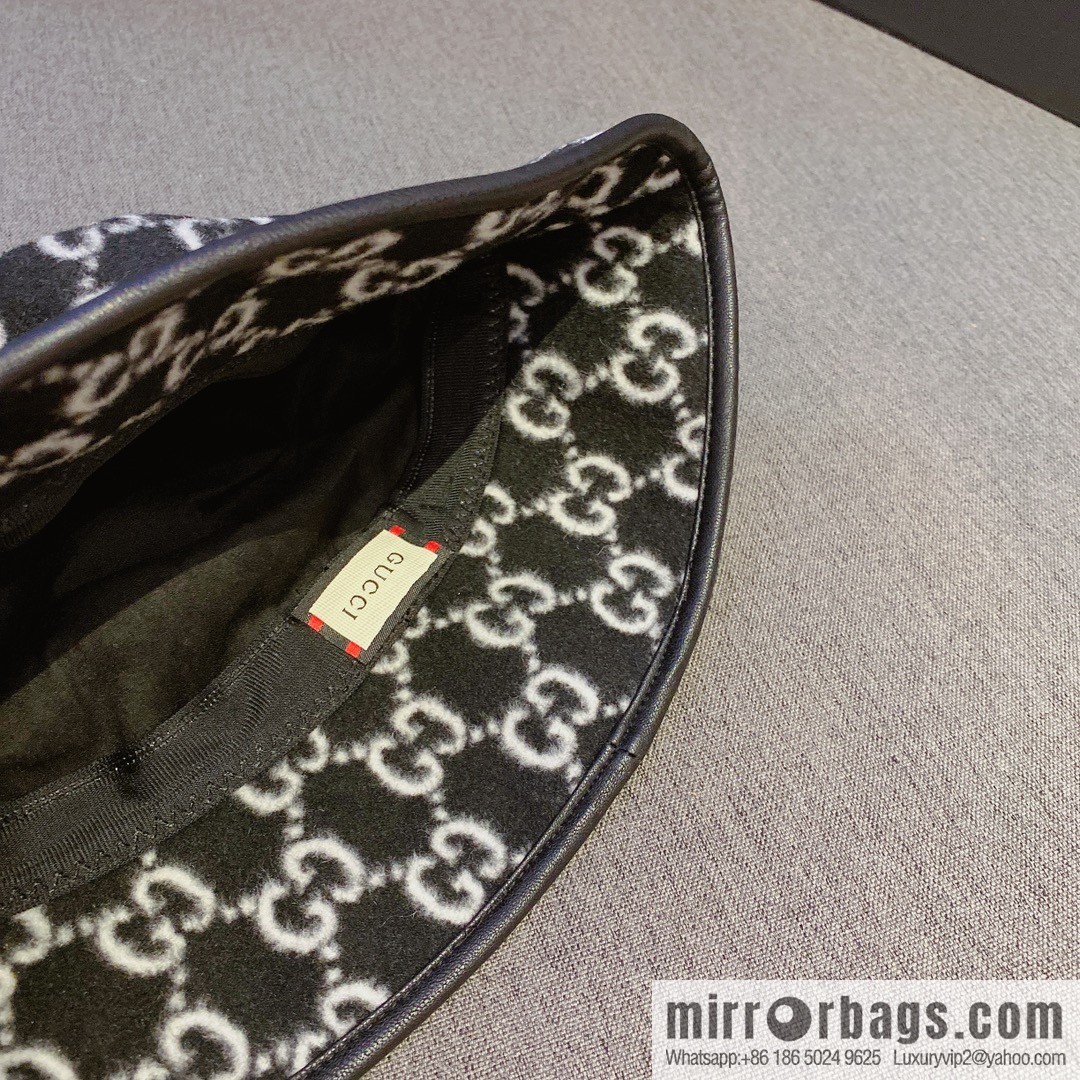 GUCCI Gucci 2022 autumn and winter new wool bucket hat