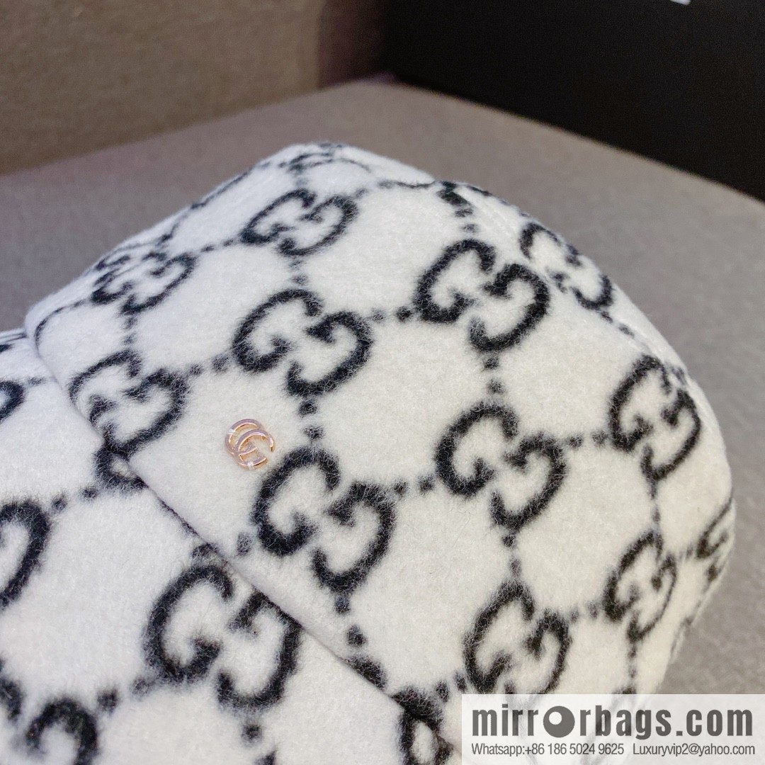 GUCCI Gucci 2022 autumn and winter new wool bucket hat
