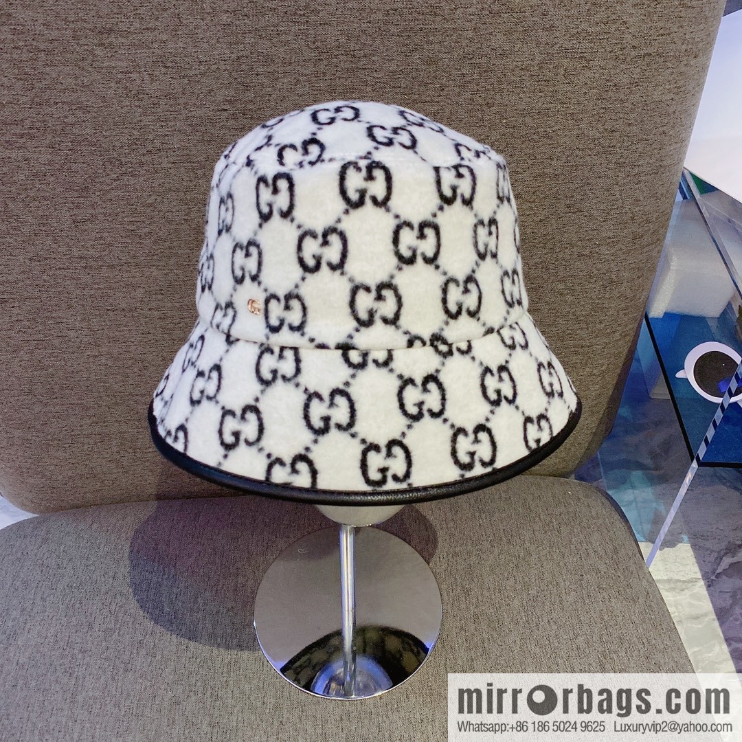 GUCCI Gucci 2022 autumn and winter new wool bucket hat
