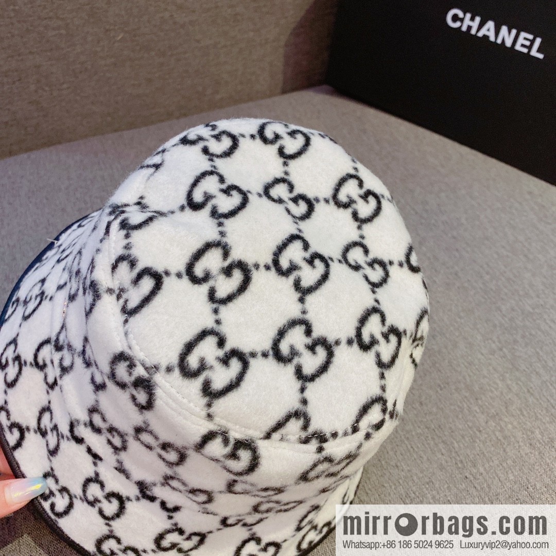 GUCCI Gucci 2022 autumn and winter new wool bucket hat