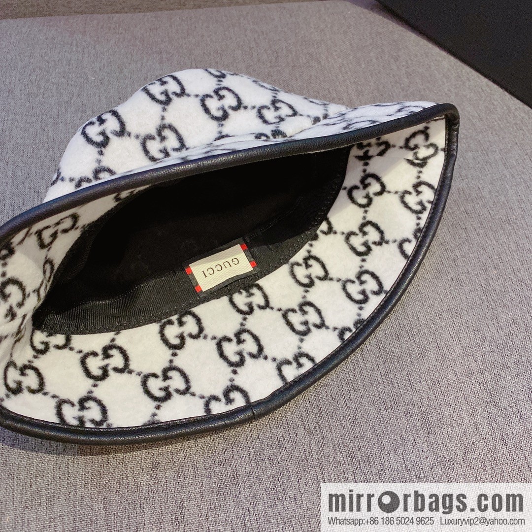 GUCCI Gucci 2022 autumn and winter new wool bucket hat
