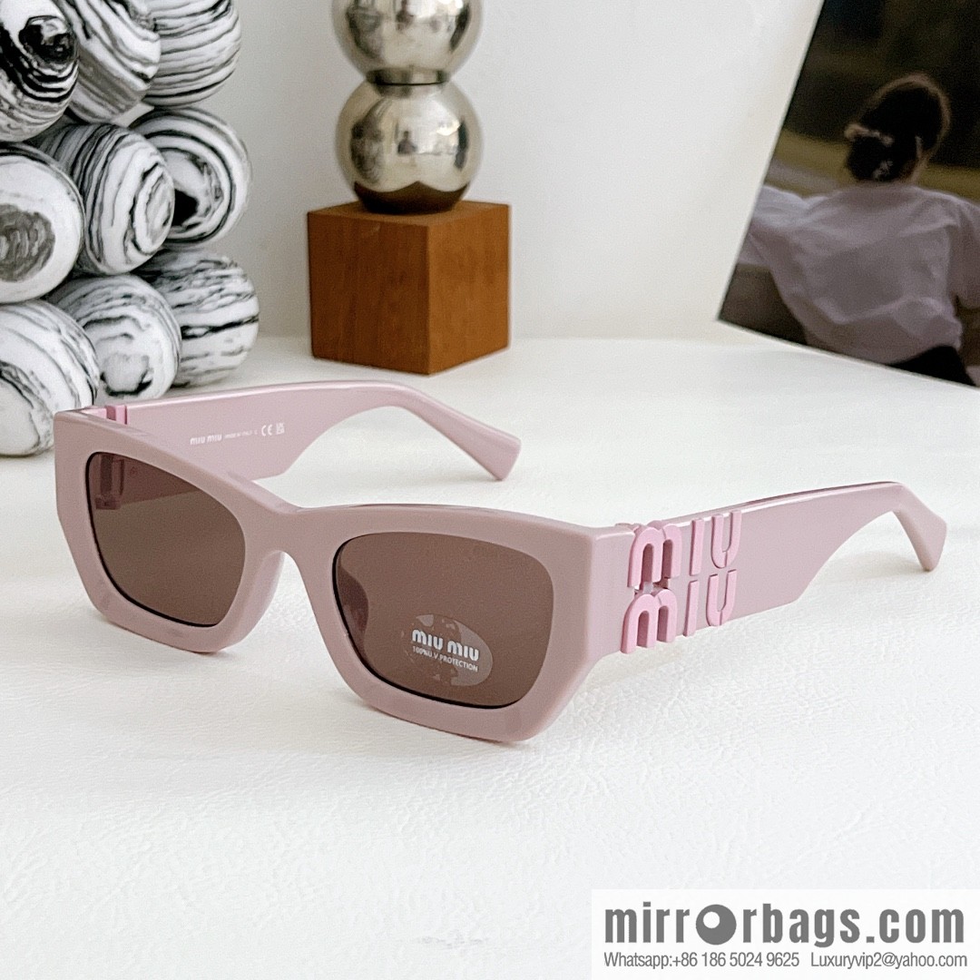 MIUMIU Miao Miao high-end big logo women's sunglasses