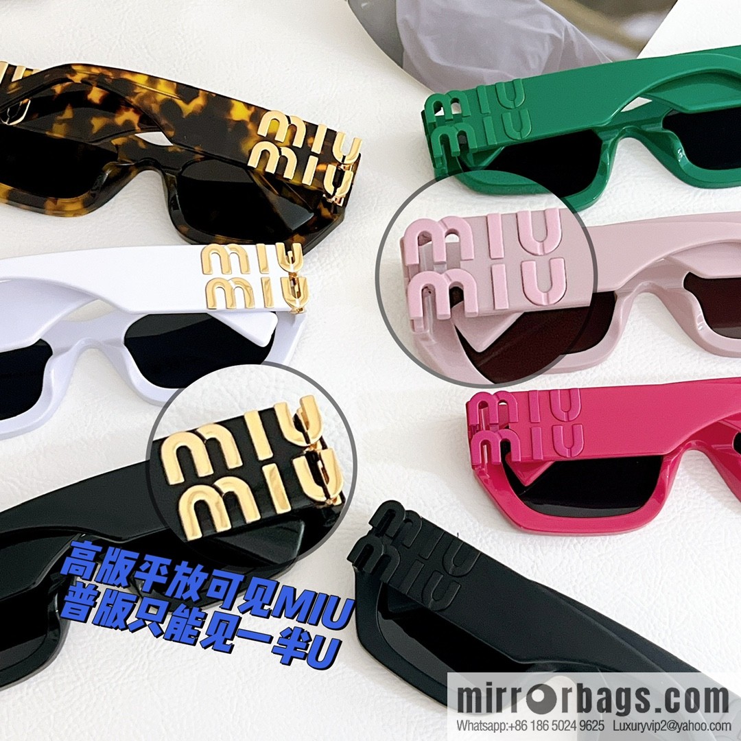 MIUMIU Miao Miao high-end big logo women's sunglasses