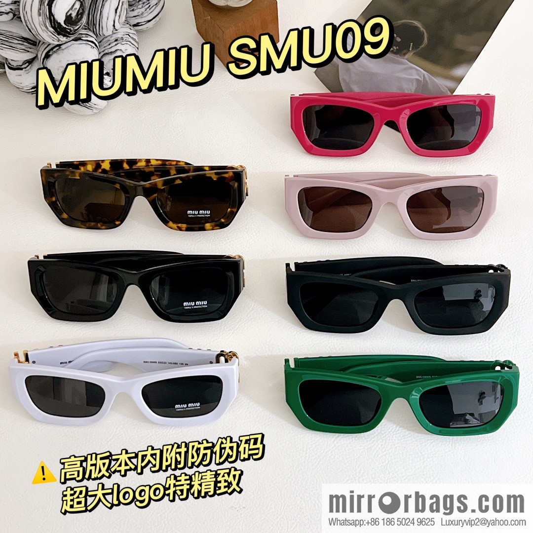 MIUMIU Miao Miao high-end big logo women's sunglasses