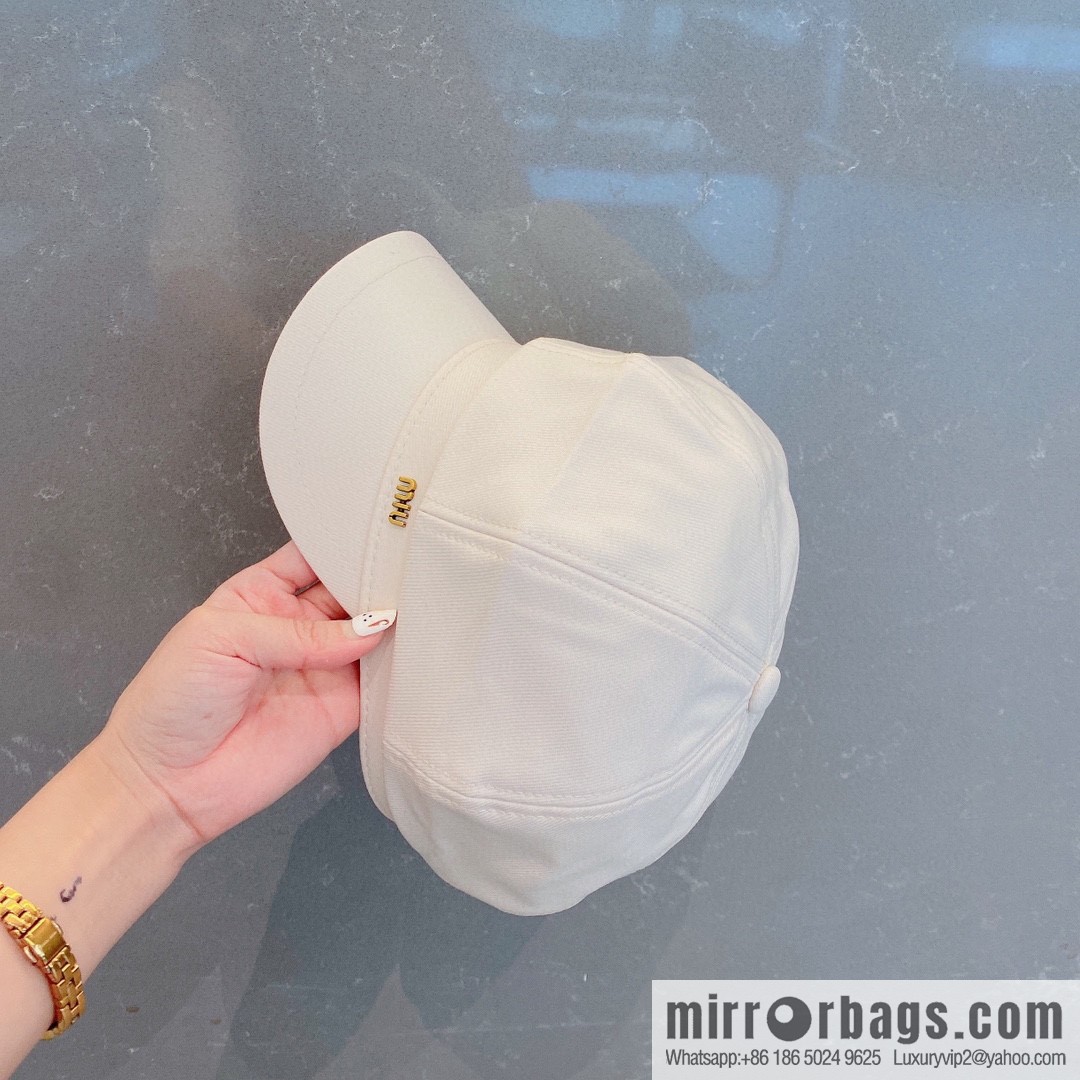 Miumiu Miu 2022 autumn and winter new octagonal hat