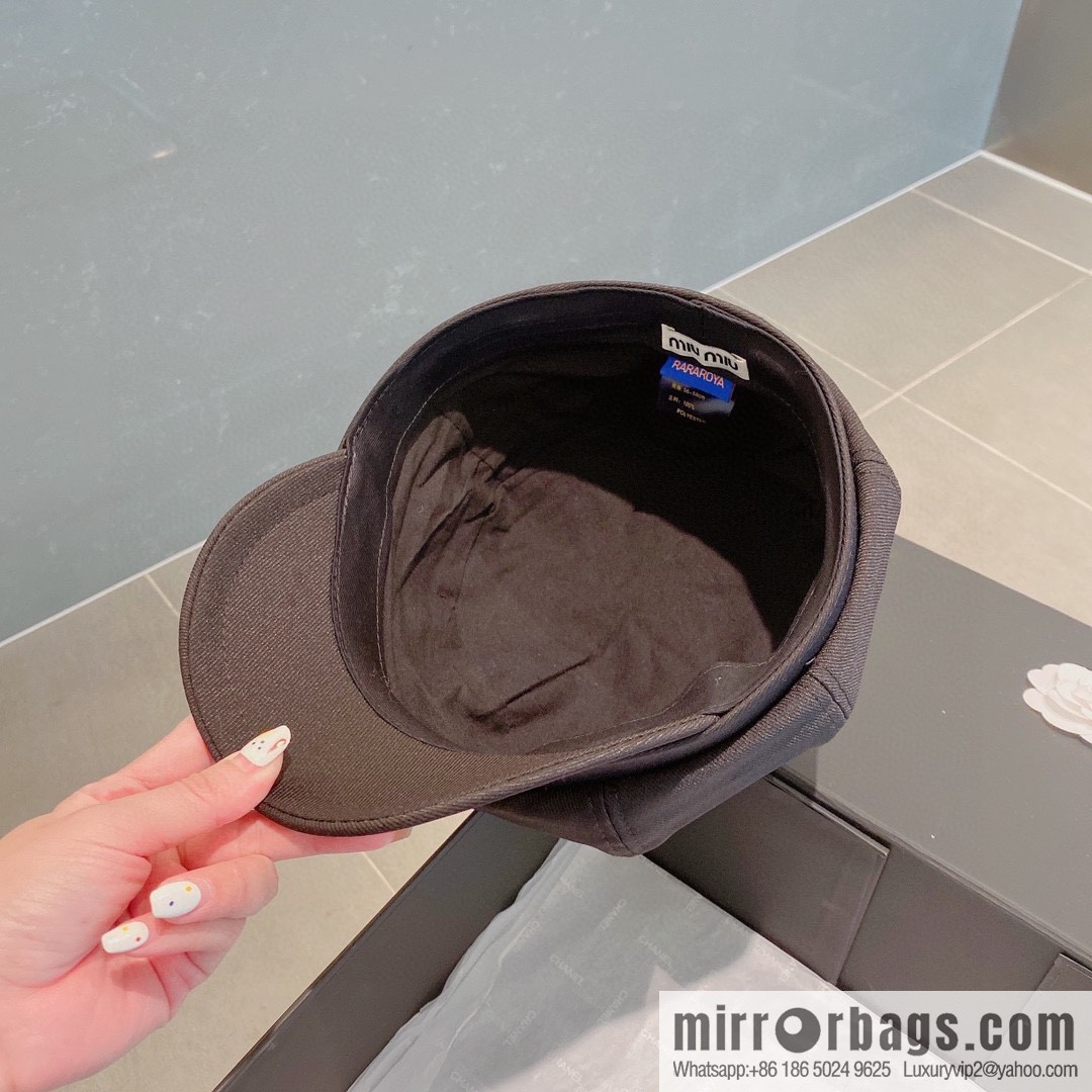 Miumiu Miu 2022 autumn and winter new octagonal hat