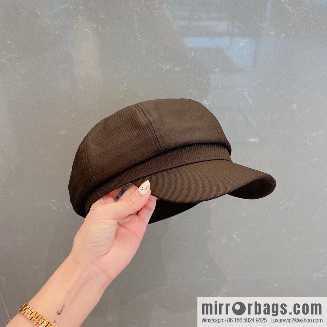 Miumiu Miu 2022 autumn and winter new octagonal hat