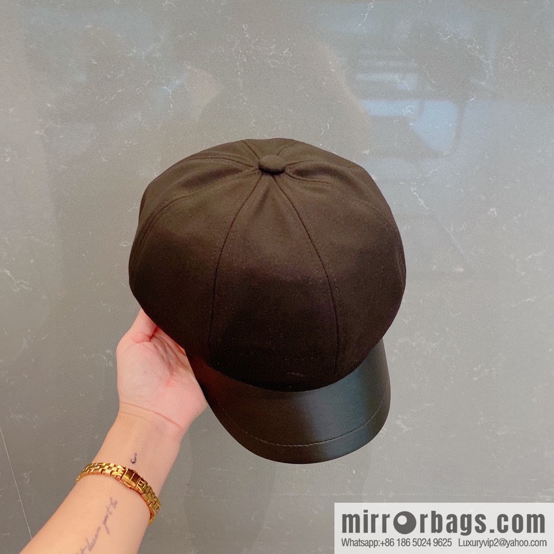 PRADA Prada 2022 autumn and winter new duck tongue pumpkin hat
