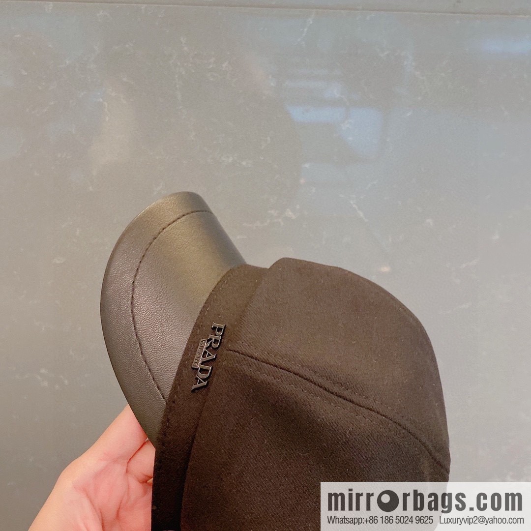 PRADA Prada 2022 autumn and winter new duck tongue pumpkin hat
