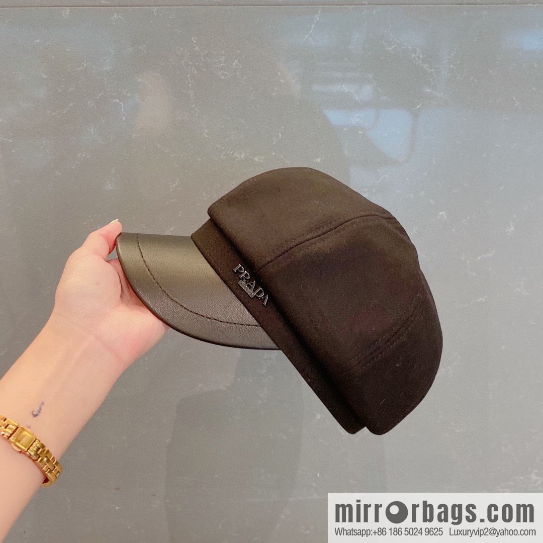 PRADA Prada 2022 autumn and winter new duck tongue pumpkin hat