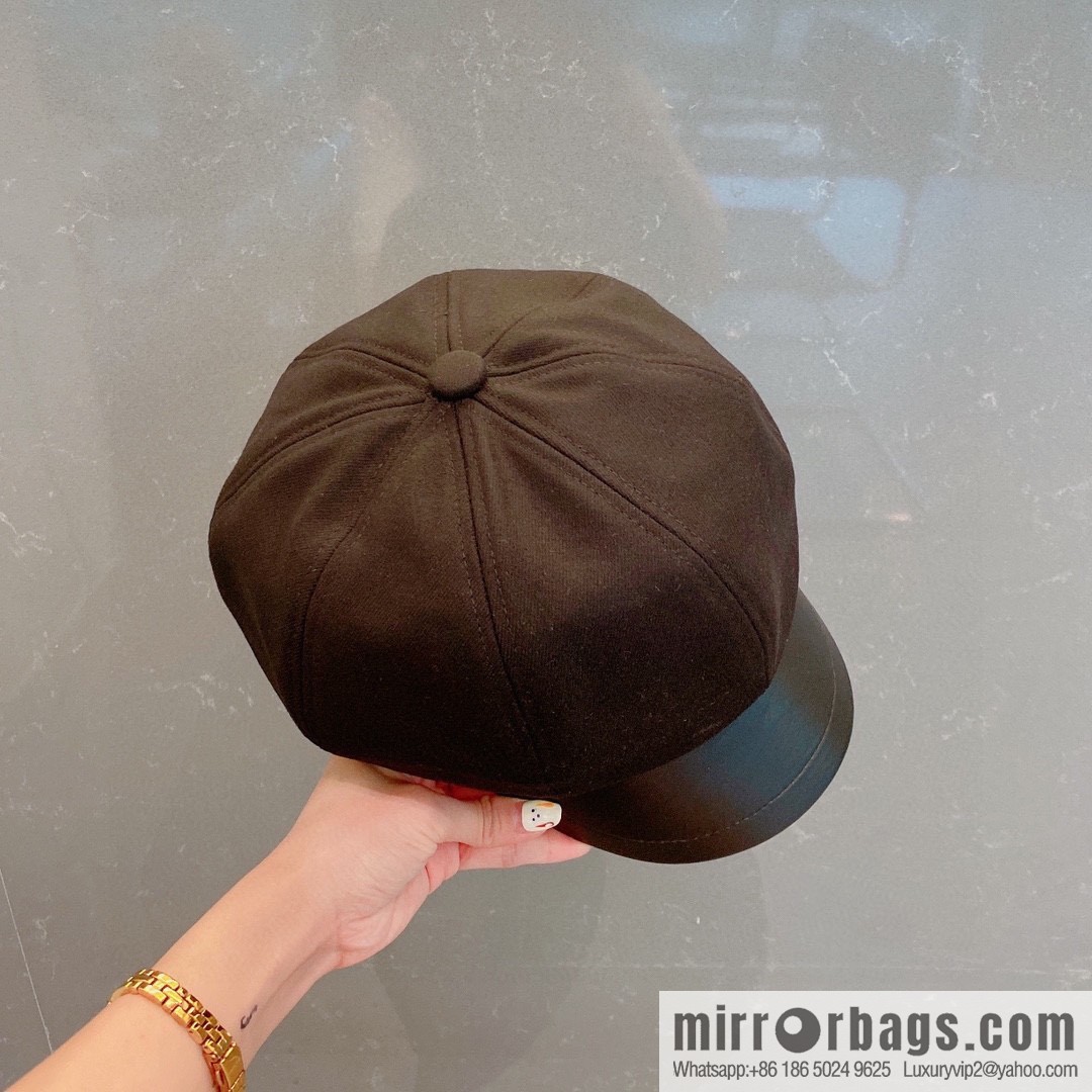 PRADA Prada 2022 autumn and winter new duck tongue pumpkin hat