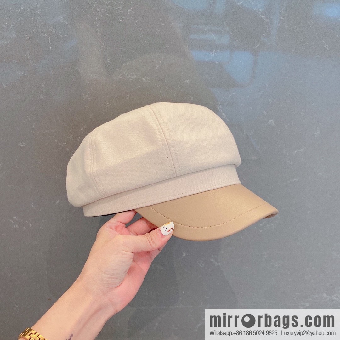 PRADA Prada 2022 autumn and winter new duck tongue pumpkin hat