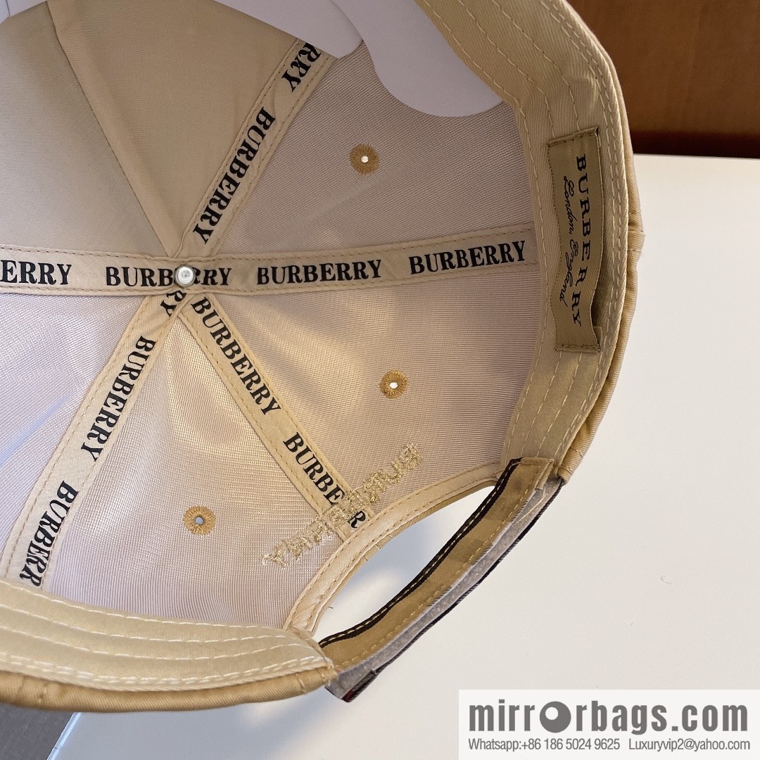 Burberry's new embroidered baseball cap