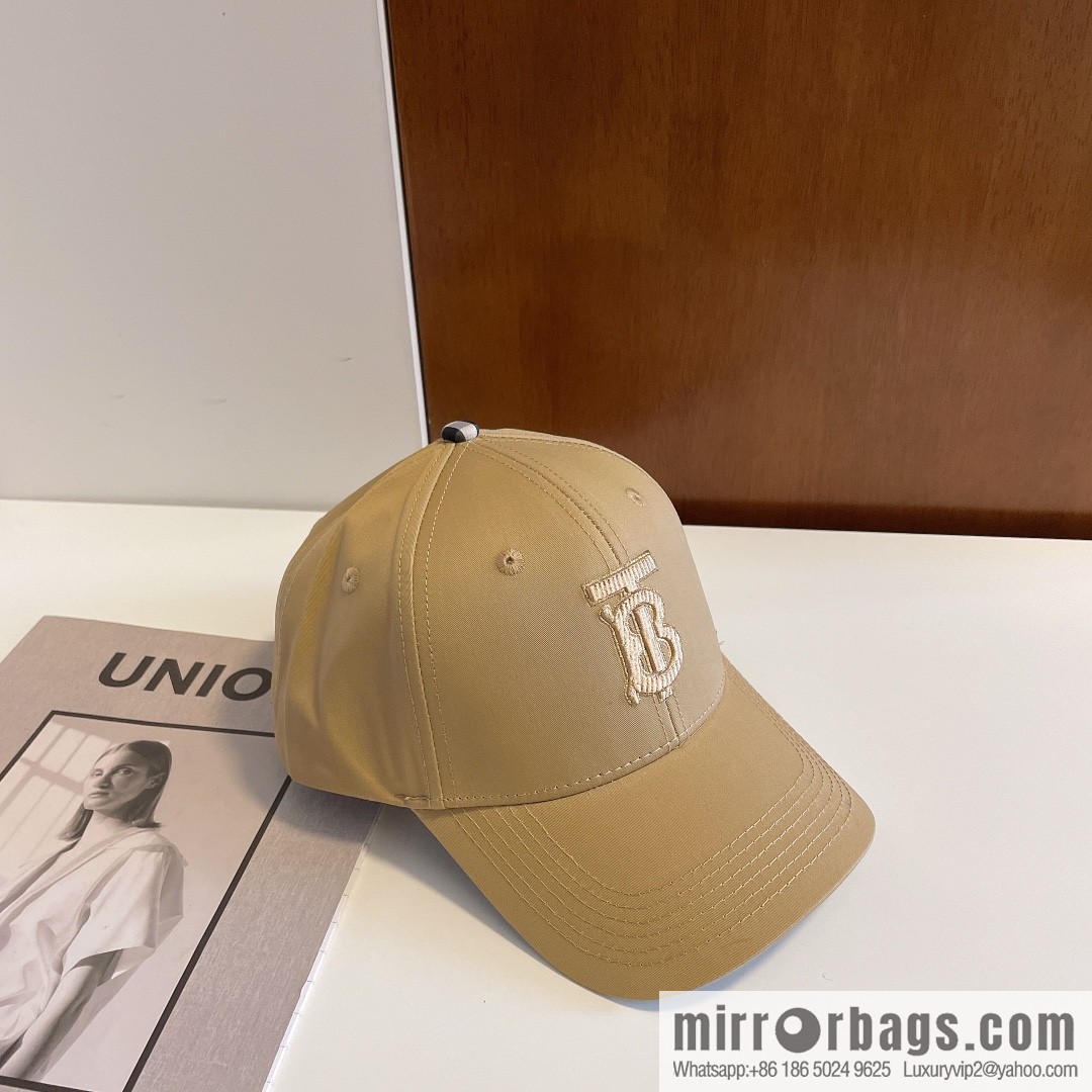Burberry's new embroidered baseball cap