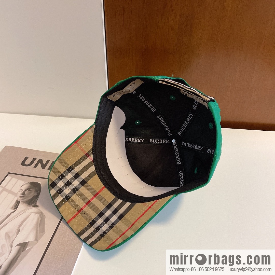 Burberry's new embroidered baseball cap