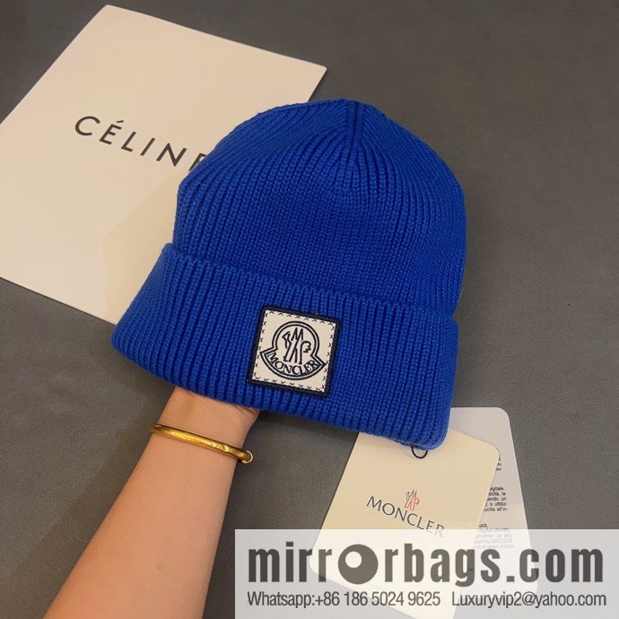 Moncler explosive personality LOGO knitted hat