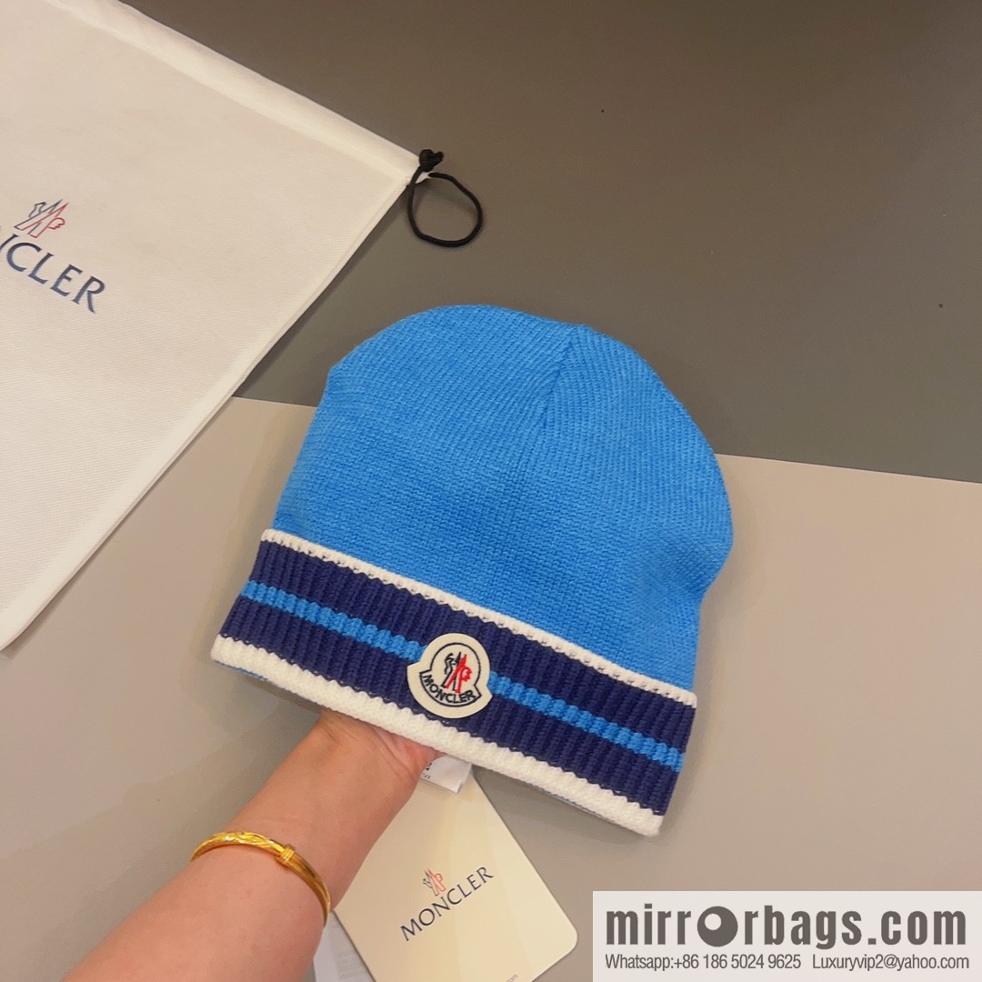 Moncler European and American winter new wool knitted hat
