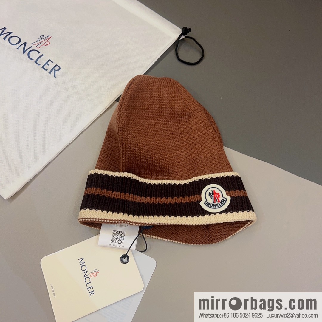 Moncler European and American winter new wool knitted hat