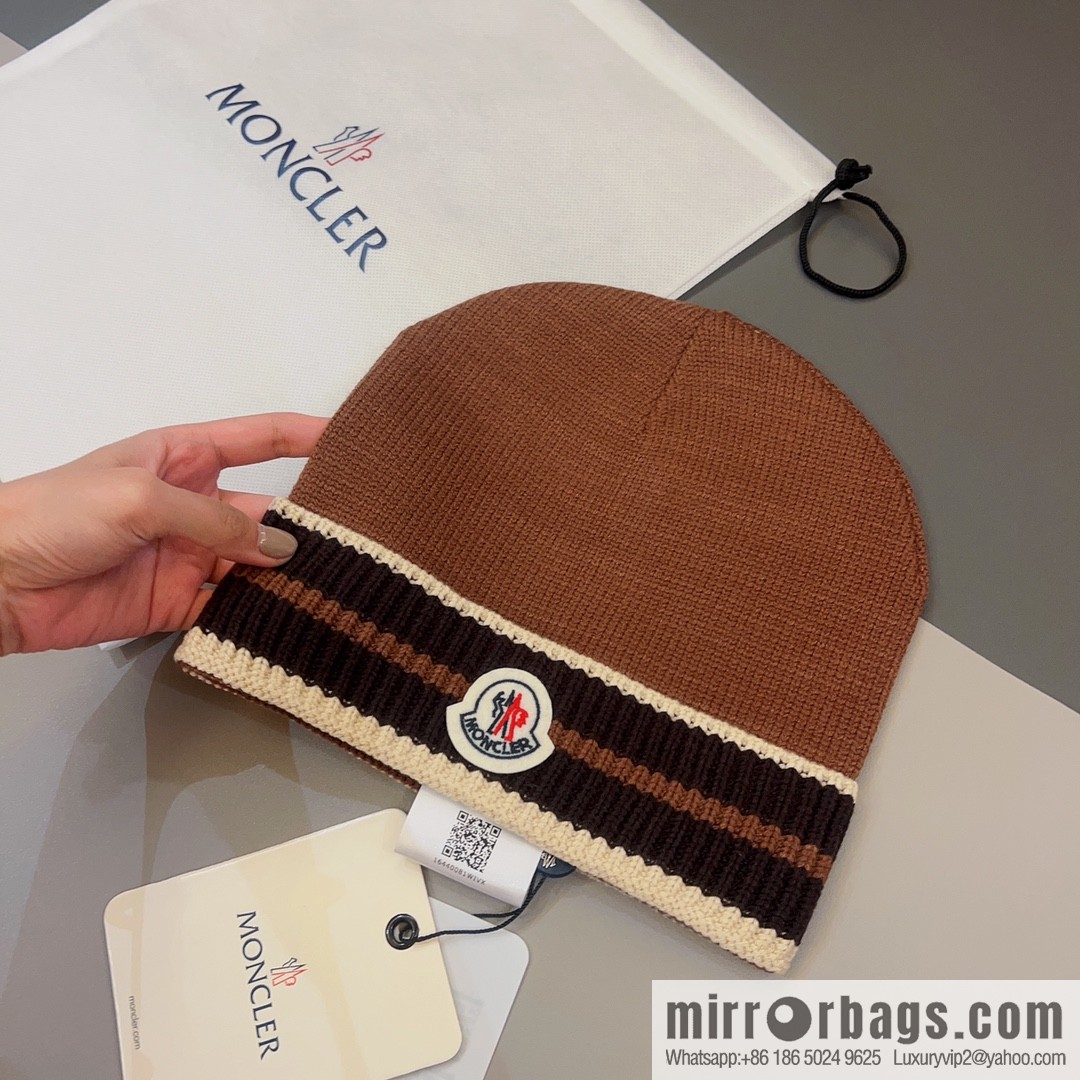Moncler European and American winter new wool knitted hat