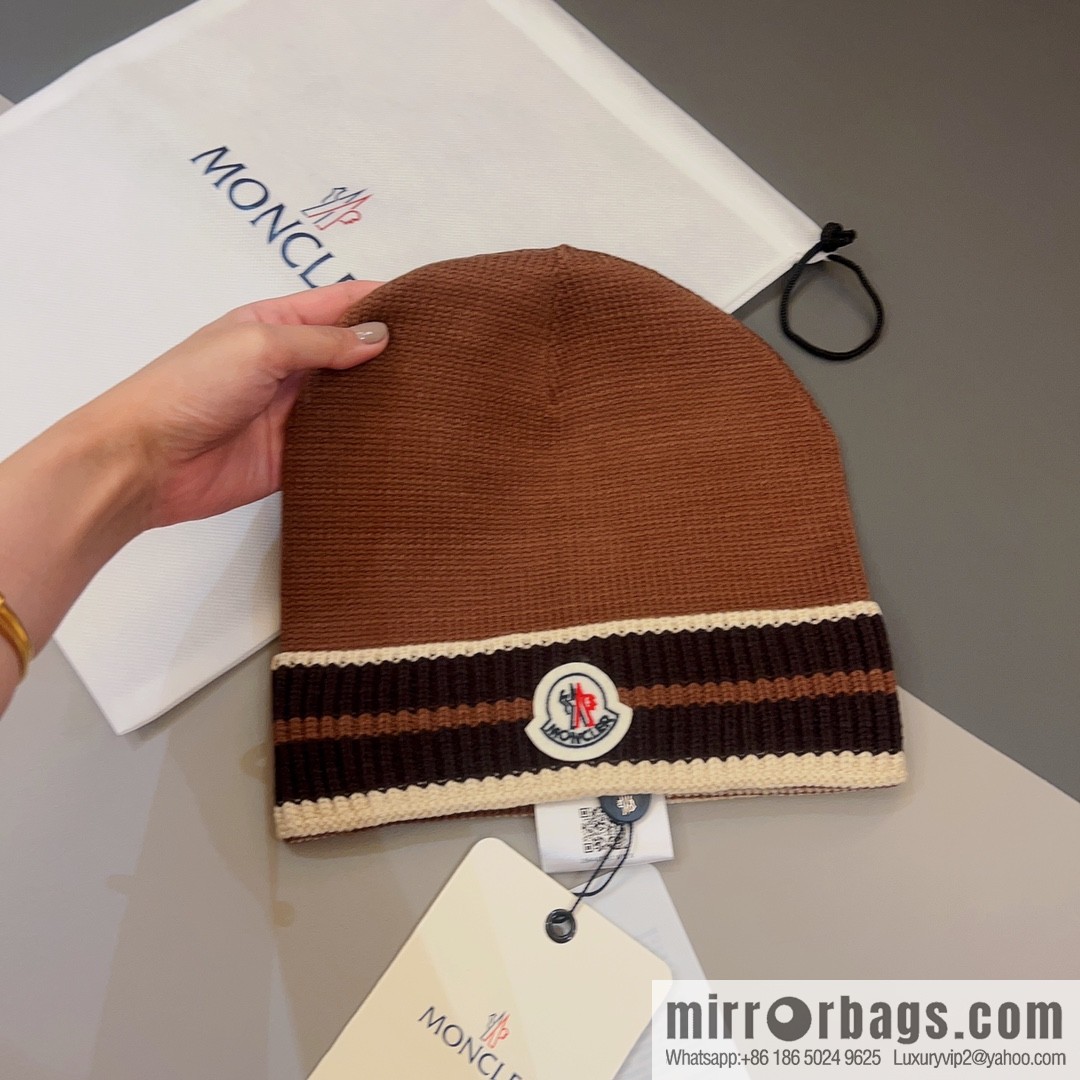 Moncler European and American winter new wool knitted hat