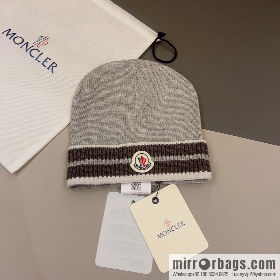 Moncler European and American winter new wool knitted hat