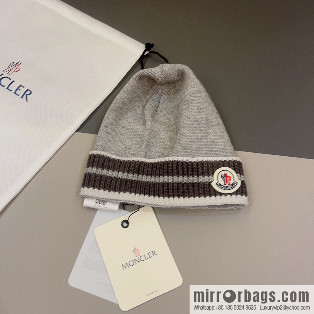 Moncler European and American winter new wool knitted hat