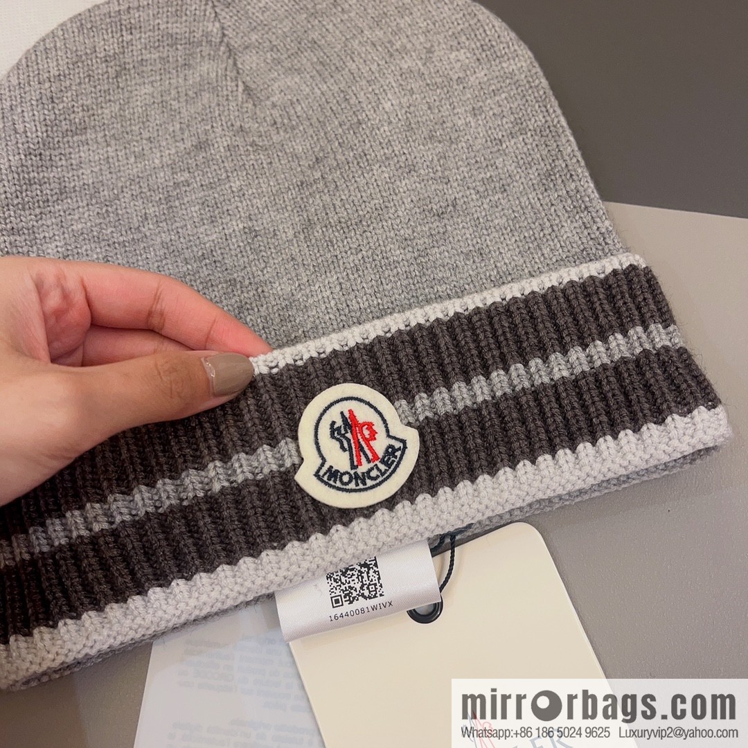 Moncler European and American winter new wool knitted hat