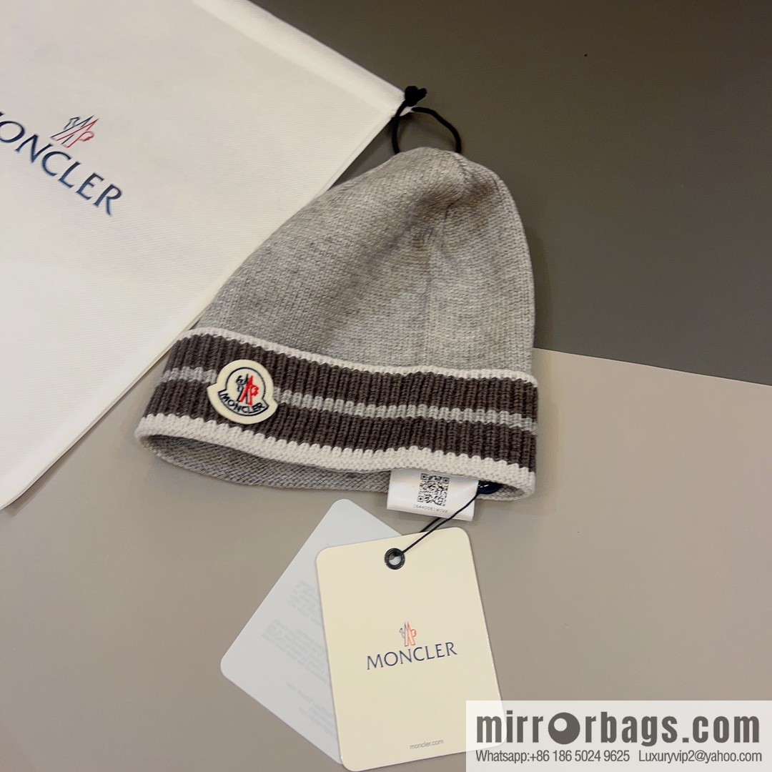Moncler European and American winter new wool knitted hat