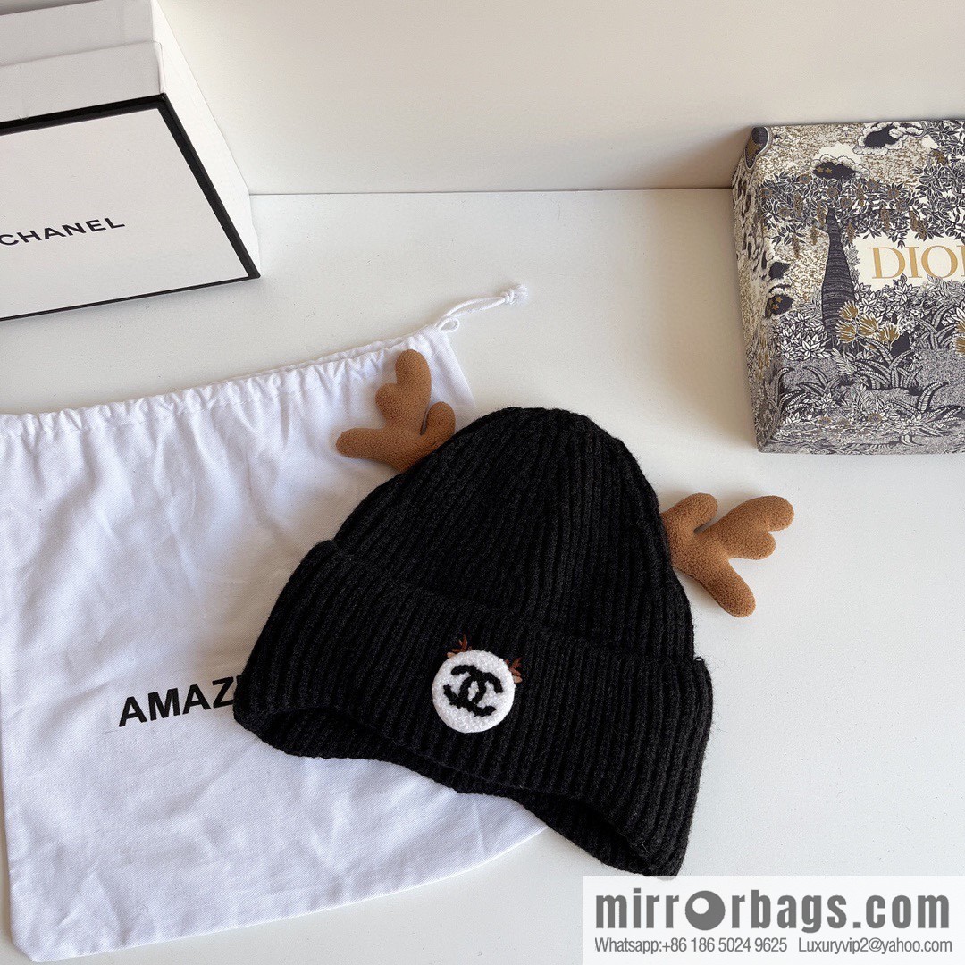 Chanel 2022 autumn and winter new Christmas series plush wool hat