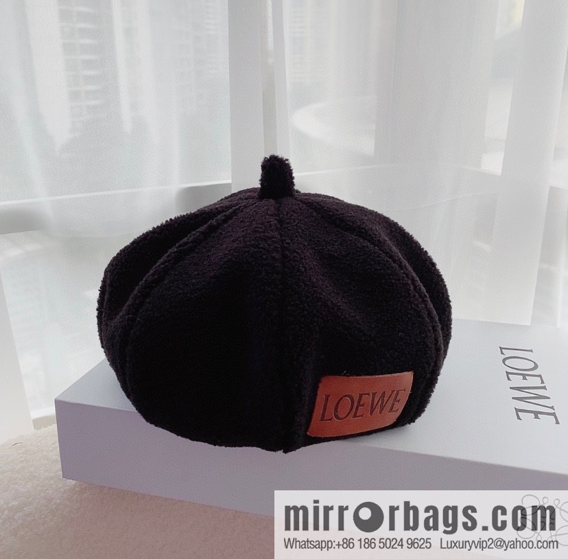LOEWE Lamb wool octagonal hat