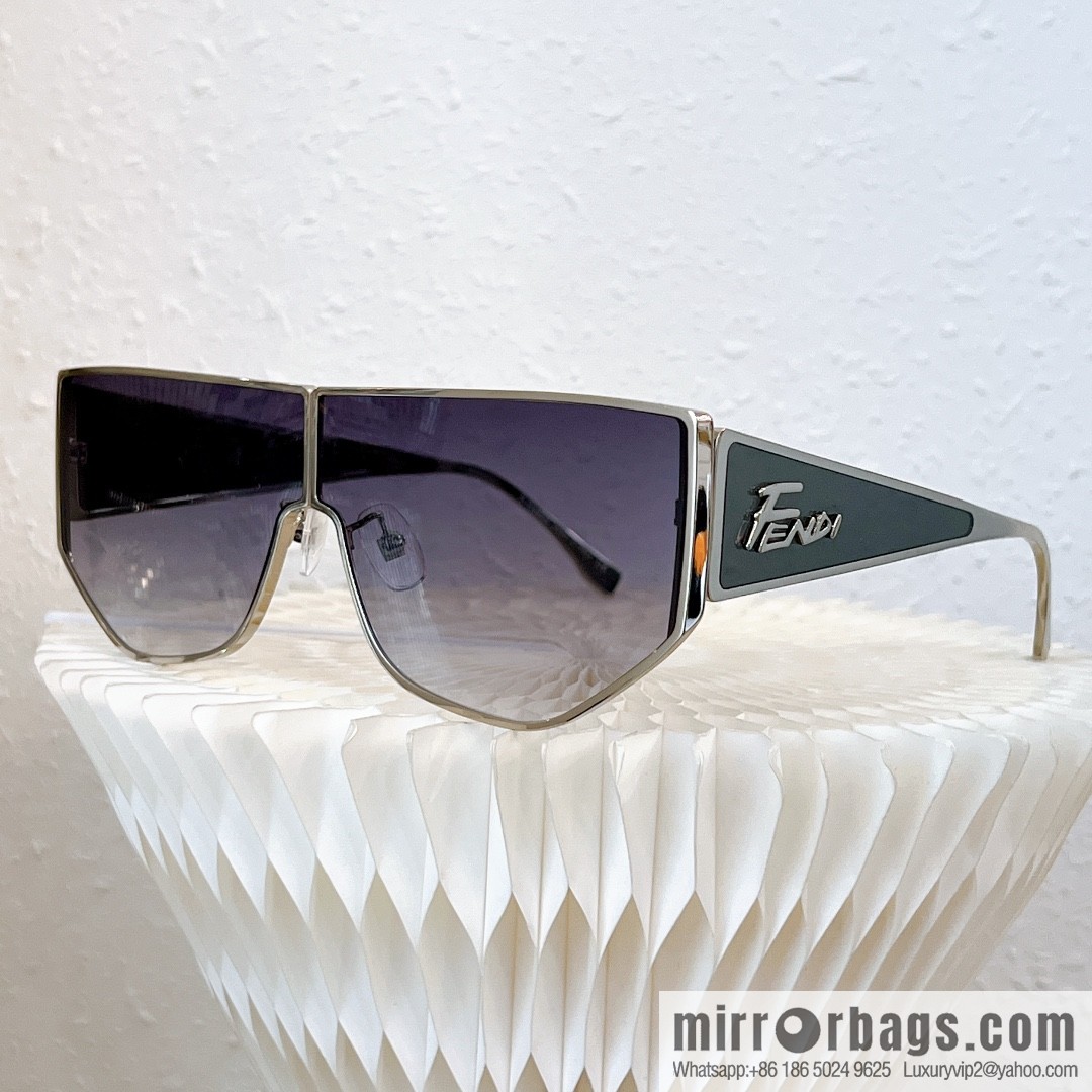 Fendi integrated unisex sunglasses