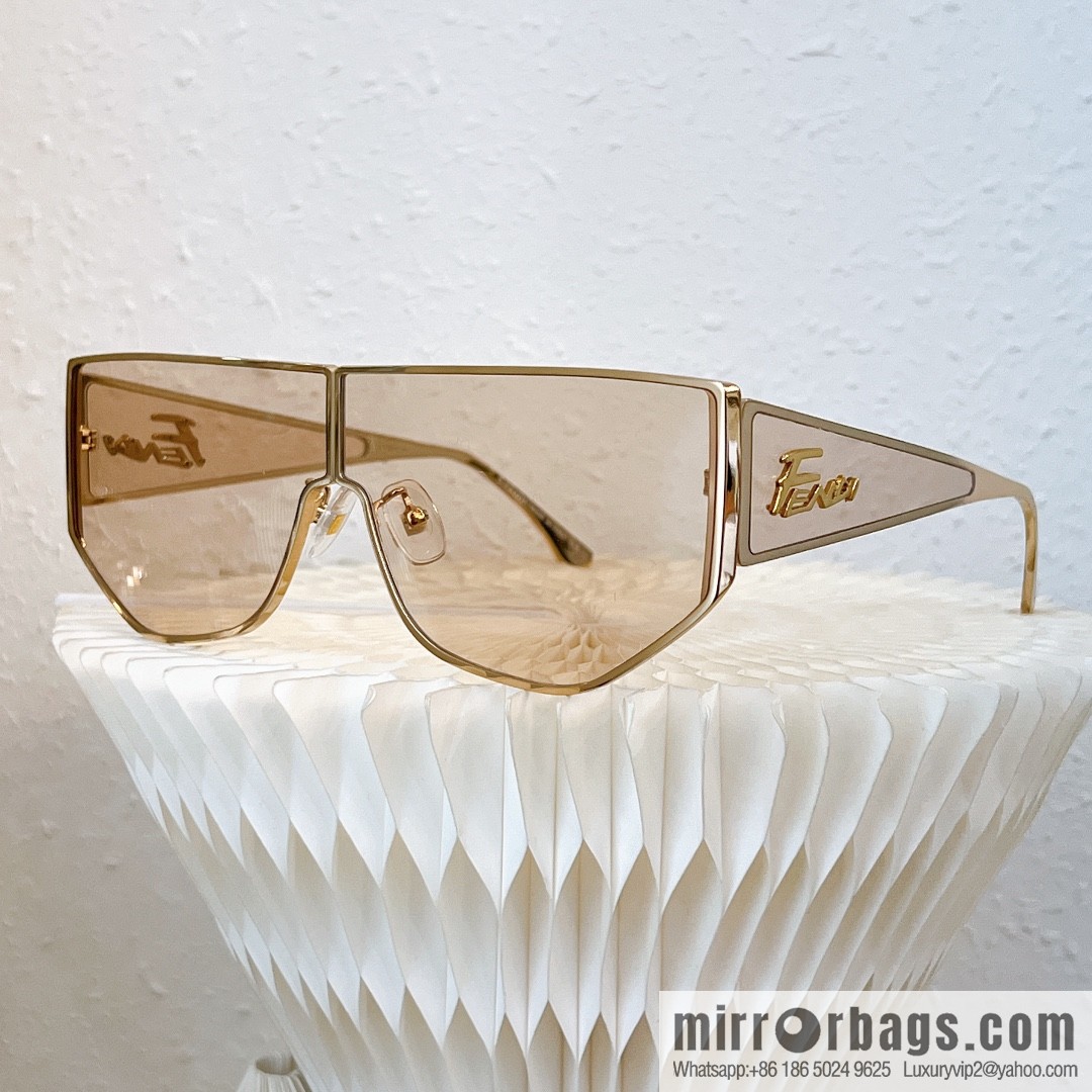 Fendi integrated unisex sunglasses