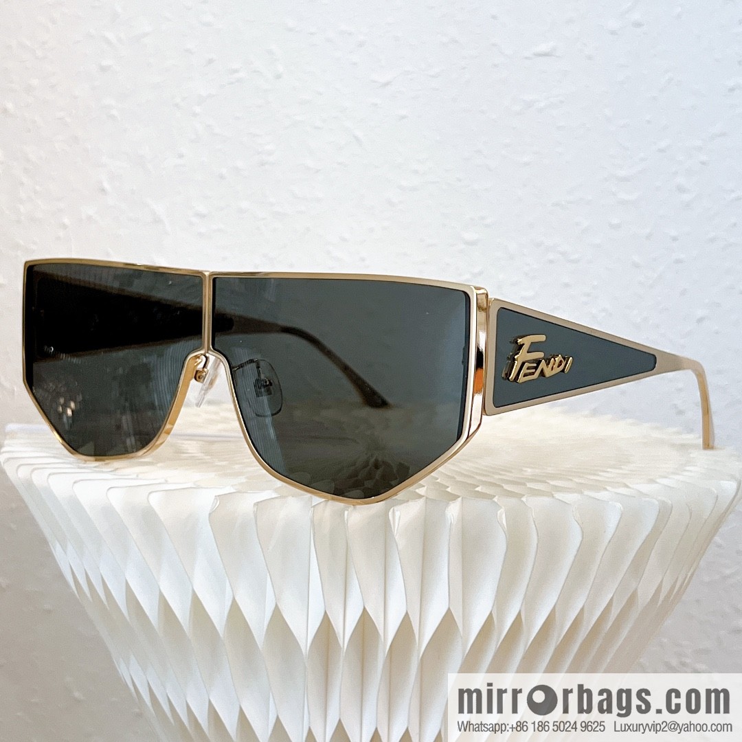 Fendi integrated unisex sunglasses